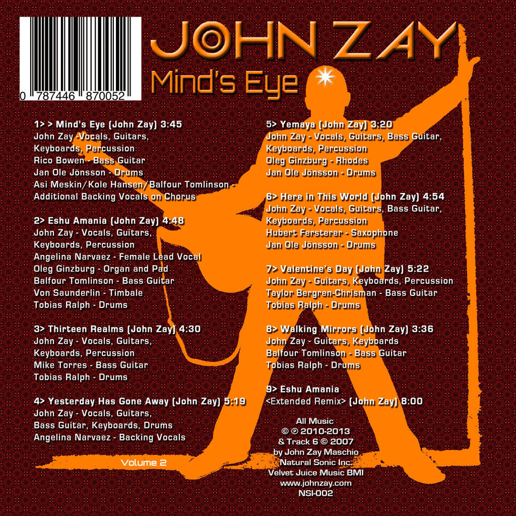 Mind's Eye (Volume 2) - Digital Album