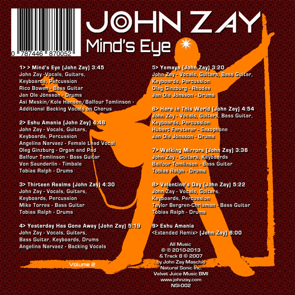Mind's Eye, Vol. 2 - CD